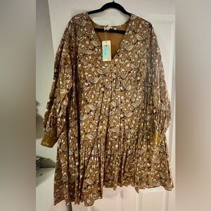 Aline anthropology babydoll style dress